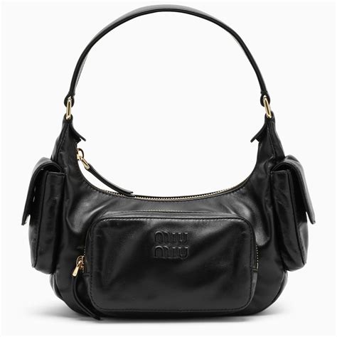 Miu Miu Nappa Leather Shoulder Bag .